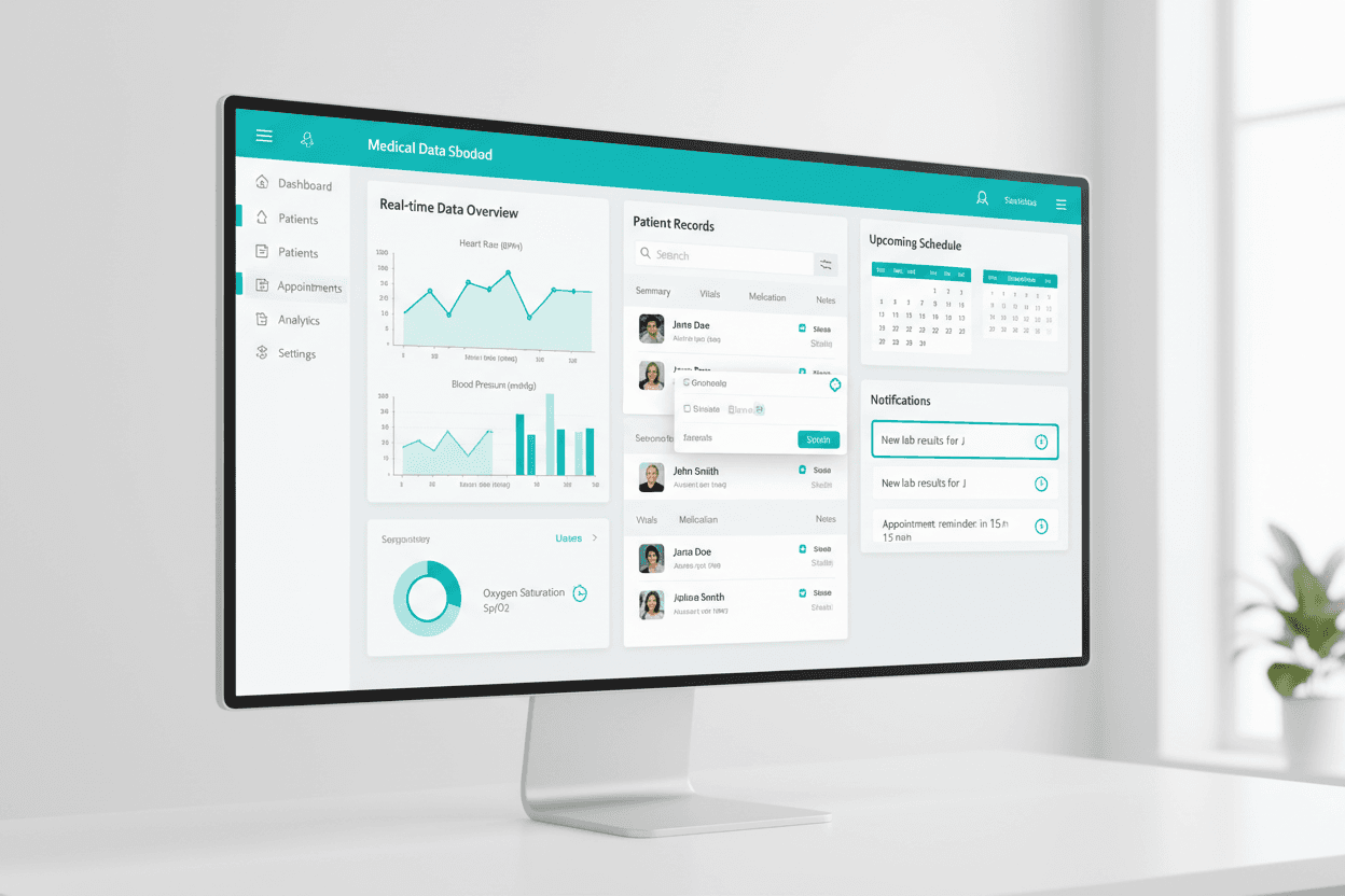 CMS Dashboard Mockup