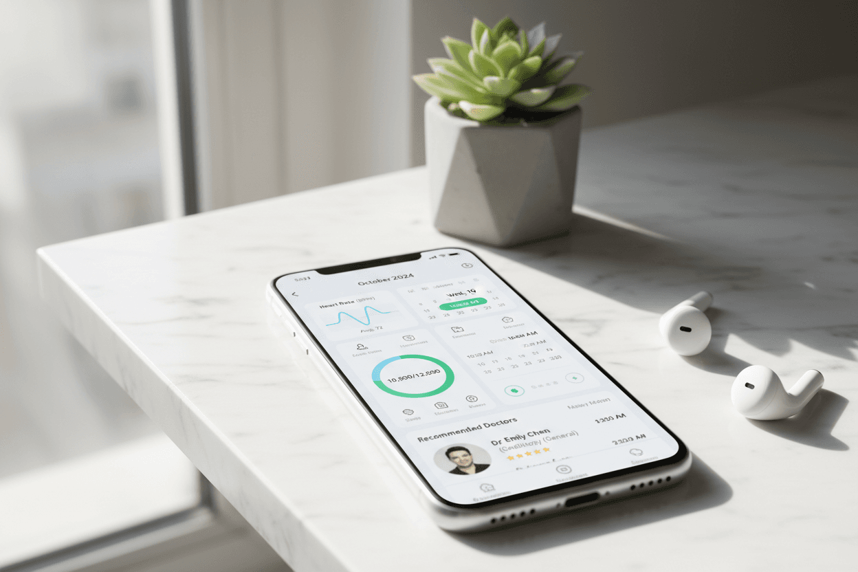 TekCare Mobile App Mockup